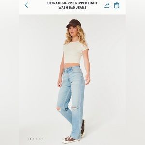 Hollister Ultra High Rise Dad Jean